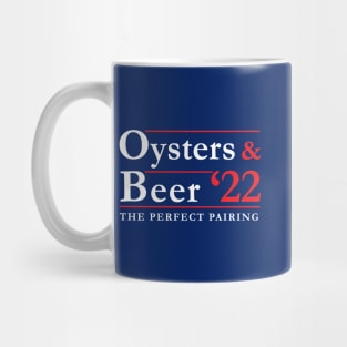 2022 Election - Perfect Pairings - Oysters and Beer Mug